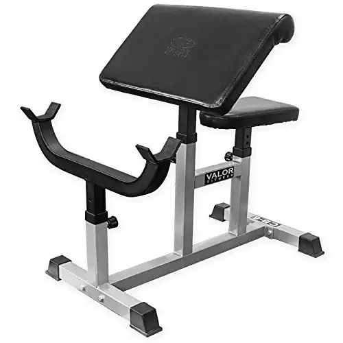 Valor Fitness Preacher Curl Bench