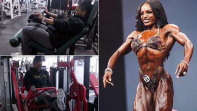 7x Figure Olympia Cydney Gillon écrase une séance d'entraînement intense de jour pour les jambes "HIT-Style" - Fitness Volt