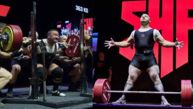 Anatolii Novopismennyi (105 kg) marque le record du monde de squat brut de 363 kg (800,2 lb) aux championnats IPF de dynamophilie de Sheffield 2024 – Fitness Volt