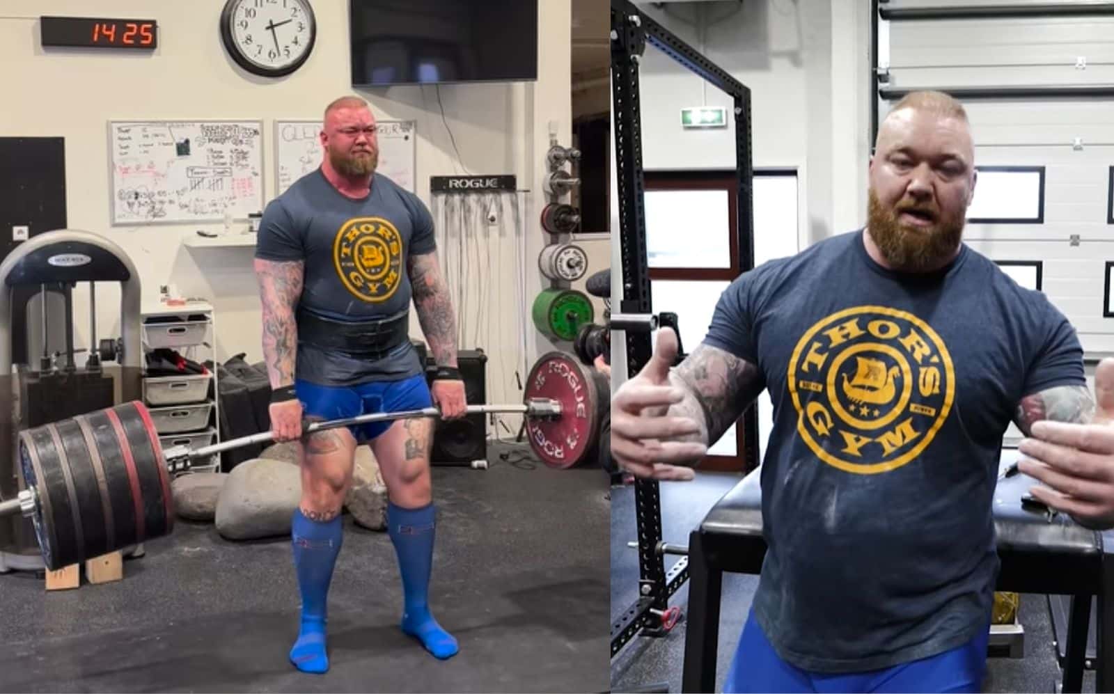 Hafthor Bjornsson écrase un soulevé de terre à barre d'éléphant de 1 000,9 lb (454 kg) à l'entraînement – ​​Fitness Volt