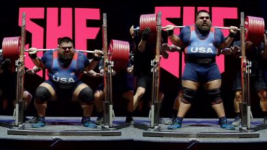 Jesus Olivares (+120 kg) marque un record du monde de squat brut de 478 kg (1 053,8 lb) aux championnats de dynamophilie IPF Sheffield 2024 – Fitness Volt