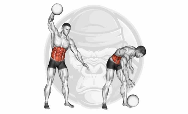 Meilleurs exercices pour les abdominaux - Slams avec le Medicine Ball