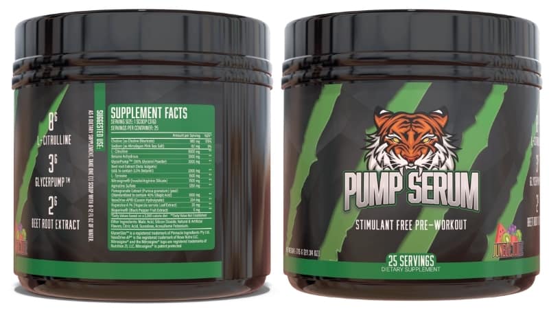 Pump Serum Supplement Facts and Ingredients