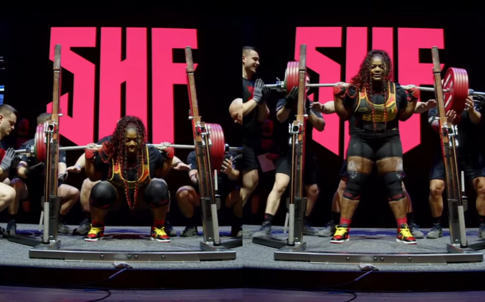 Sonita Muluh devient la première femme de l'histoire de la dynamophilie à s'accroupir officiellement de plus de 300 kg (661,4 lb) – Fitness Volt