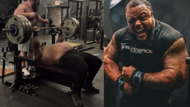 Julius Maddox marque un développé couché brut de 229 kg (505 lb) pour un PR de 15 répétitions à l'entraînement – ​​Fitness Volt