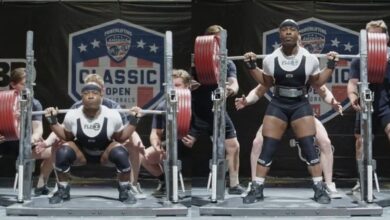 Russel Orhii (83 kg) a battu les records du monde IPF bruts et non officiels aux AMP Classic Open Nationals 2024 – Fitness Volt