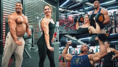 Larry Wheels et Vladislava Galagan s'associent pour un entraînement « Big Shoulder Pump » – Fitness Volt