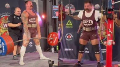 Derek Thistlethwaite (125 kg) établit un record du monde brut de tous les temps de 1 060 kg (2 336,9 lb) lors de la bataille WRPF 2024 dans l'enclos des releveurs – Fitness Volt