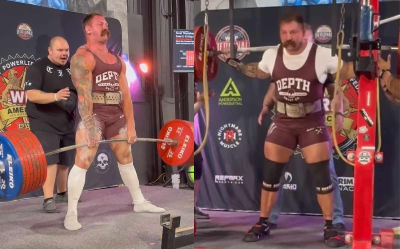 Derek Thistlethwaite (125 kg) établit un record du monde brut de tous les temps de 1 060 kg (2 336,9 lb) lors de la bataille WRPF 2024 dans l'enclos des releveurs – Fitness Volt