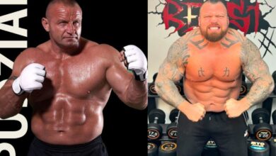 Eddie Hall appelle le 5x WSM Mariusz Pudzianowski pour une confrontation après avoir remporté ses débuts en MMA 2 contre 1