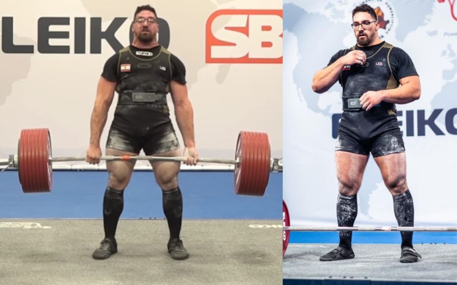 Etienne El Chaer (120 kg) établit le record du monde de soulevé de terre brut de 396 kg (873 lb) aux Championnats du monde IPF de dynamophilie 2024 – Fitness Volt