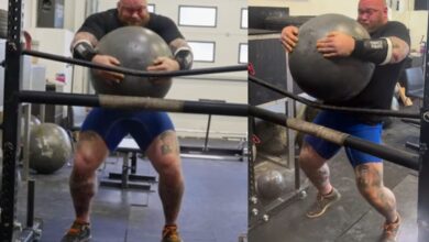 Hafthor Bjornsson bat un record personnel à l'entraînement avec 260 kg (573,2 lb) de poids Atlas Stone – Fitness Volt