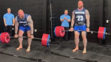 Hafthor Bjornsson écrase 456 kg (1 005,3 lb) au soulevé de terre en préparation pour le titre d'homme le plus fort du monde en 2024 – Fitness Volt
