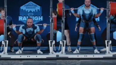 JamaRR Royster (93 kg) bat le record du monde non officiel de l'IPF en squat brut de 357,5 kg (788,2 lb) au SBD Raleigh 2024 – Fitness Volt