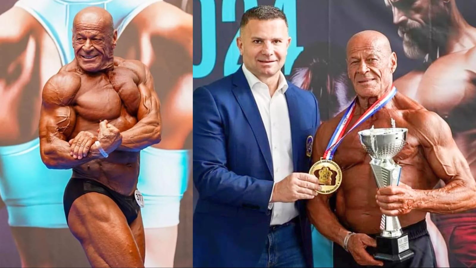 Le culturiste roumain Vasile Serban affiche un physique déchiqueté à 73 ans tout juste sorti de sa dernière victoire en compétition – Fitness Volt