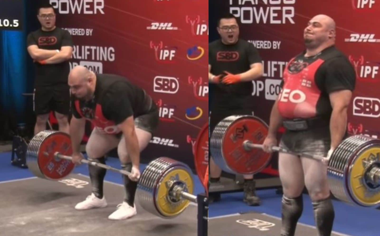 Temur Samkharadze (+120 kg) établit le record du monde IPF de soulevé de terre brut de 410,5 kg (905 lb) au salon Euro Muscle Show 2024 – Fitness Volt