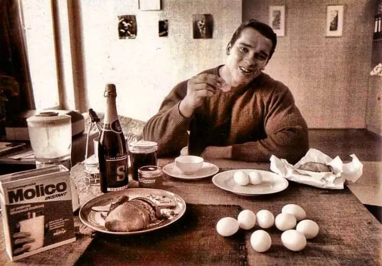 Petit déjeuner d'Arnold Schwarzenegger