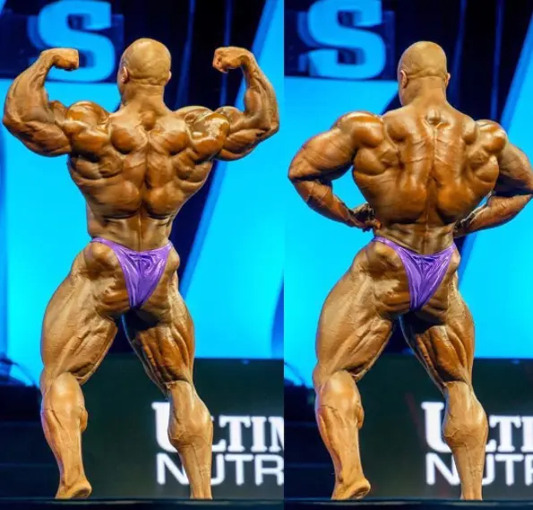 Phil Heath pose du dos