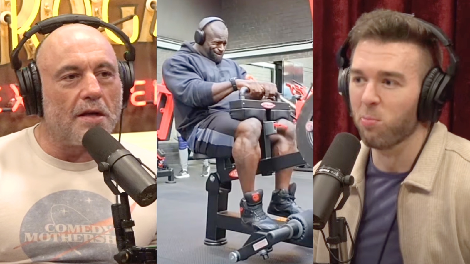 Joe Rogan et Derek MPMD parlent des difficultés de croissance des mollets pour les bodybuilders et des dangers de l'entraînement du cou : « Vous devez être prudent » – Fitness Volt