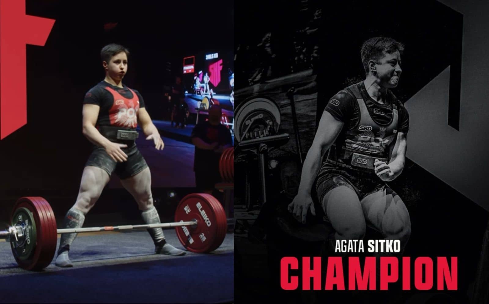 Agata Sitko (69 kg) bat trois records du monde pour remporter les