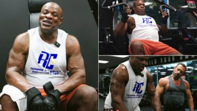 Ronnie Coleman détruit une séance d'entraînement pour la poitrine et les triceps dans le nouveau gymnase « Signature Series » – Fitness Volt