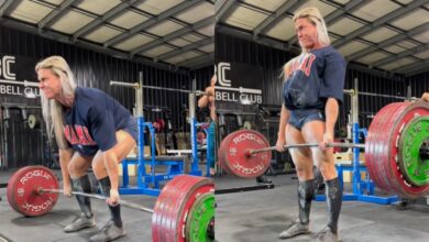 Denise Herber décroche un PR Raw Deadlift de 290 kg (639,3 lb) à l'entraînement – ​​Fitness Volt