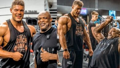 Wesley Vissers entraîne ses pectoraux et ses triceps avec Ronnie Coleman à 11 semaines de Mr. Olympia 2024 – Fitness Volt