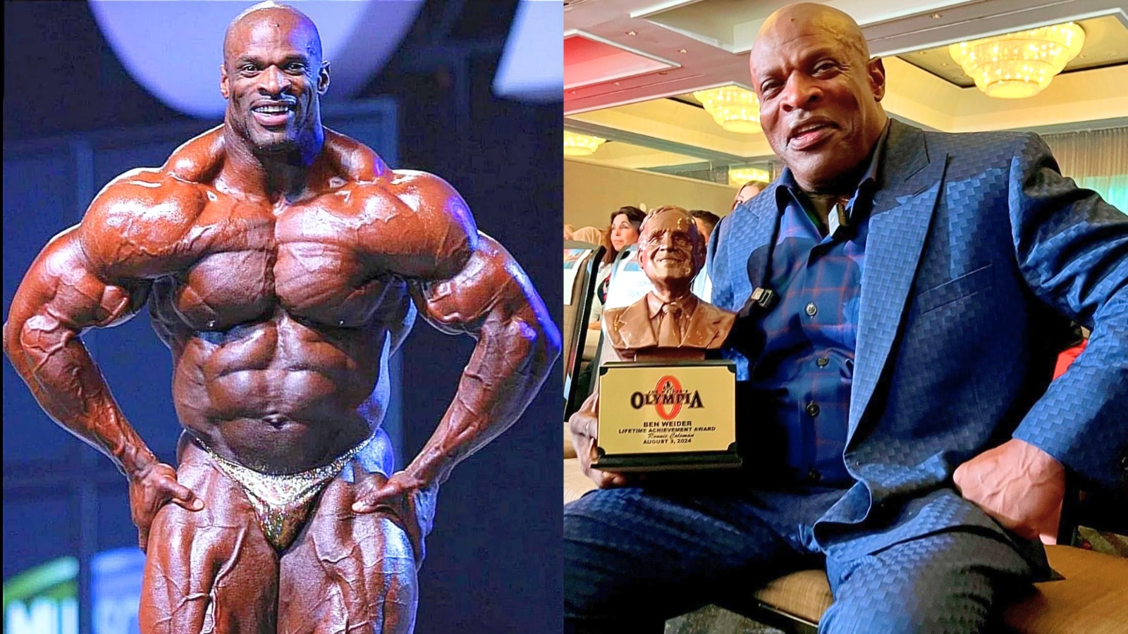 Ronnie Coleman, 8x M. Olympia, reçoit le prestigieux prix Ben Weider Lifetime Achievement Award 2024 – Fitness Volt