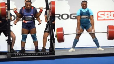 Ade Omisakin (83 kg) établit un record du monde IPF total brut de 861 kg (1 898,2 lb) aux Championnats d'Europe de l'Ouest IPF 2024 – Fitness Volt