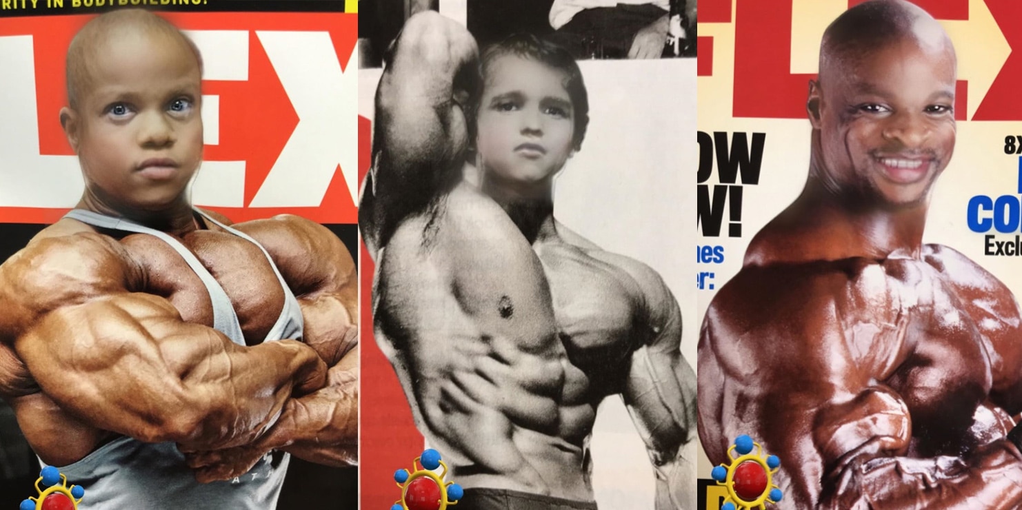 Découvrez Phil Heath, The Rock et Arnold Schwarzenegger en tant que bodybuilders Jacked Baby – Fitness Volt