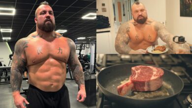 Eddie Hall perd 15 livres avec un régime carnivore de 30 jours, montre la transformation de son corps et une journée complète de repas de 9 828 calories – Fitness Volt