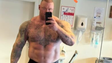 Hafthor Bjornsson partage une mise à jour physique impressionnante de 190 kg (418,9 lb) avant le Rogue Invitational 2024 – Fitness Volt